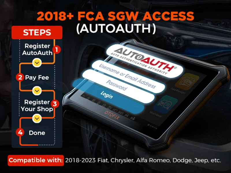 OTOFIX D1 LITE OBD2 Scanner Car Diagnostic Tool Bluetooth Wireless Bi-Directional Control OBD Automotive Scan Tool Active Test