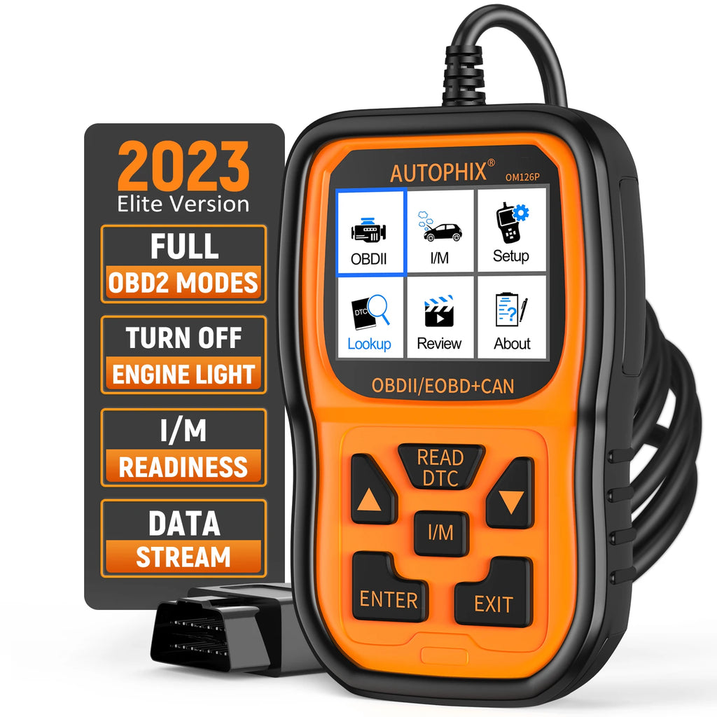 2025 Autophix OM126P Professional OBD2 Scanner Car Code Reader Automotive EOBD JOBD Universal Check Engine Fault Diagnostic Tool
